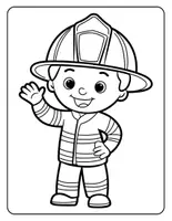 Vorschau - Mal- und Bastelvorlagen - 20 Feuerwehr-Ausmalbilder für Kinder - Seite 3