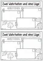 Vorschau - Spiele - Zwei Wahrheiten eine Lüge - Herbstferien Edition FREEBIE - Seite 2
