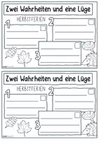 Vorschau - Spiele - Zwei Wahrheiten eine Lüge - Herbstferien Edition FREEBIE - Seite 3
