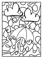 Vorschau - Unterrichtsreihen - Herbst Ausmalbilder, Malvorlagen Kunstunterricht, Herbst-Fensterdeko - Seite 1
