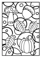 Vorschau - Unterrichtsreihen - Herbst Ausmalbilder, Malvorlagen Kunstunterricht, Herbst-Fensterdeko - Seite 2