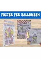 anteprima - Poster - 🏰🎃 Poster di Halloween – Il castello delle finestre
aperte - Pagina di copertina