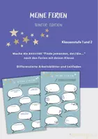 Vorschau - Arbeitsblätter - Meine Ferien | Winter-Edition ("Finde jemanden, der/die…") - Deckblatt