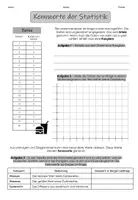 Vorschau - Arbeitsblätter - Arbeitsblatt: Statistische Kennwerte - Seite 1