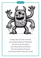 Vista previa - Hojas de trabajo - Pinta el monstre MINÚSCULES - página 3