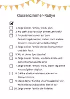 Vorschau - Anderer Materialtyp - Klassenzimmer-Rallye zum Kennenlernen mit den Eltern - Seite 3