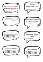 Vorschau - Arbeitsblätter - ROPA_DIFFERENZIERT: Diálogo "comprar unos pantalones" - Seite 3