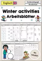 Vorschau - Arbeitsblätter - Winter activities & Winter sports Verben Arbeitsblätter - Englisch - Deckblatt