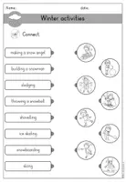 Vorschau - Arbeitsblätter - Winter activities & Winter sports Verben Arbeitsblätter - Englisch - Seite 3