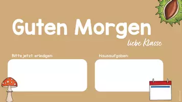 Vorschau - Präsentationen/Tafelbilder - Digitales Tafelbild - Begrüßungsbild (Herbst/Halloween) - Seite 2