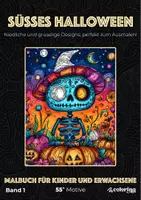 Vorschau - Arbeitsblätter - Süßes Halloween ➜ Ausmalbilder (55 Malvorlagen) - Süßes Halloween - Deckblatt