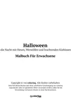 Vorschau - Arbeitsblätter - Halloween ➜ Ausmalbilder (55 Malvorlagen) - Halloween - Seite 1