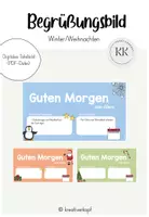 Vorschau - Präsentationen/Tafelbilder - (wachsendes) Materialpaket - Begrüßungsbilder - digitale Tafelbilder - Seite 1