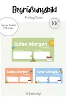 Vorschau - Präsentationen/Tafelbilder - Digitales Tafelbild - Begrüßungsbild (Frühling/Ostern) - Deckblatt