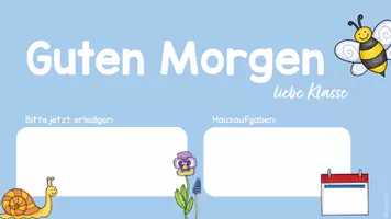 Vorschau - Präsentationen/Tafelbilder - Digitales Tafelbild - Begrüßungsbild (Frühling/Ostern) - Seite 2