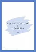 Vorschau - Unterrichtsreihen - Kant und Bentham Verantwortung und Gewissen Projektarbeit Vorlage für Klassenarbeit - Seite 1