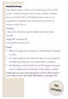 Vorschau - Mal- und Bastelvorlagen - Winter activities & Winter sports Faltbuch minibook - Englisch - Seite 1
