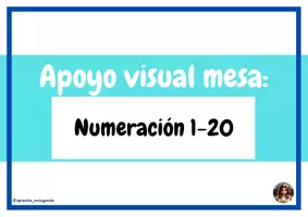 Vista previa - Refuerzo / NEE / Materiales de apoyo - Apoyo visual: Numeración - página 3