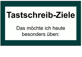 Vorschau - Merkblätter - Tastschreibziele - Beobachtungsbogen - Hilfsmittel | Tastschreiben - Seite 2
