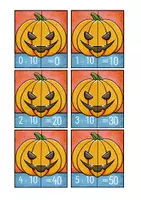 Vorschau - Unterrichtsreihen - Herbst - Halloween - 10er-Reihe - Legematerial - Seite 1