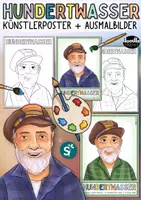 Vorschau - Poster - Hundertwasser - Künstlerposter und Ausmalbilder - Deckblatt