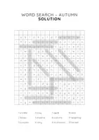 Vorschau - Arbeitsblätter - AUTUMN Word Search/ Englisch 4-5 / Puzzle / Game (BE) - Seite 3