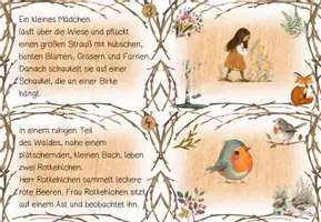 Vorschau - Spiele - Lese-Merk-Kartei "Im Wald", Lesetraining, Lesen und Merken, Klasse 1+2 - Seite 3
