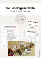 Vorschau - Stundenentwürfe - Die Josefsgeschichte: Josefs Lebensweg (Stunde 8) - Deckblatt