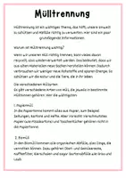 Vorschau - Arbeitsblätter - Mülltrennung - Sachunterricht 🚮 - Seite 2