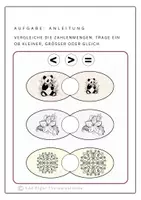 Vorschau - Arbeitsblätter - Größen vergleichen->größer, kleiner oder gleich? - Seite 2