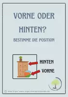 Vorschau - Arbeitsblätter - Materialpaket: räumliche Beziehungen, Raumorientierung, Raum-Lage Bestimmung - Seite 1