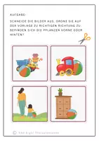 Vorschau - Arbeitsblätter - Materialpaket: räumliche Beziehungen, Raumorientierung, Raum-Lage Bestimmung - Seite 3
