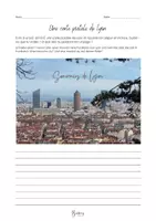 Vorschau - Arbeitsblätter - Postkarte aus Lyon - Seite 1
