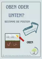 Vorschau - Arbeitsblätter - Oben oder unten? Bestimme die Position; Starterset - Deckblatt
