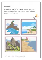 Vorschau - Arbeitsblätter - Oben oder unten? Bestimme die Position; Starterset - Seite 2