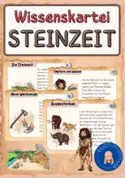 Vorschau - Merkblätter - Steinzeit - Deckblatt