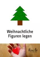 Vorschau - Arbeitsblätter - Figuren nachlegen zu Weihnachten und im Advent - Deckblatt
