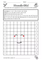 Vorschau - Arbeitsblätter - 🎨🎅 Hundertertafel Mosaik ,,Der Weihnachtsmann'' (differenziert) + Lösungen ✨ Hunderterfeld - Seite 3