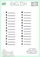 Vorschau - Arbeitsblätter - English Starter Worksheet - colours and first vocabulary - Deckblatt