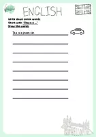Vorschau - Arbeitsblätter - English Starter Worksheet - colours and first vocabulary - Seite 3