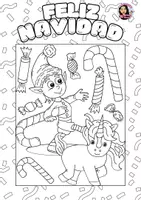 Vista previa - Manualidades / Dibujos para colorear - DIBUJOS PARA COLOREAR NAVIDAD - página 3