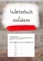 Vorschau - Stundenentwürfe - Wörterbuch einführen - Olchis Rätsel - Deckblatt