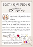 Vorschau - Merkblätter - Moderationskarten/Moderationsfächer für den Morgenkreis - Seite 1
