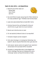 Vorschau - Anderer Materialtyp - Hefterführung - Checkliste Regeln Bewertung fachübergreifend - Seite 1