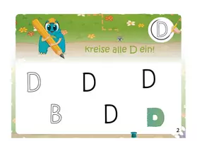 Vorschau - Arbeitsblätter - Buchstabenheft D - spielerisch den Buchstaben D entdecken - Seite 3
