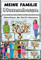 Vorschau - Arbeitsblätter - Stammbaum "Meine Familie" DaZ / DaF / DeutschDeutsch - Deckblatt