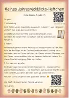 Vorschau - Arbeitsblätter - Allgemein: Mein erstes / zweites Schuljahr Klipp Klapp Heftchen zum Schuljahresende - Seite 1
