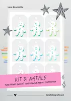 anteprima - Materiale per pittura e bricolage - KIT DI NATALE - TAG CHIUDI PACCO, CARTOLINA, LETTERINA - Pagina di copertina