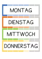Vorschau - Bildkarten - Kalender für die Tafel - Datum, Jahreszeiten und Geburtstag - Seite 2