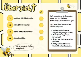 Vorschau - Arbeitsblätter - Materialpaket Forscherheft Bienenwaben - Seite 1